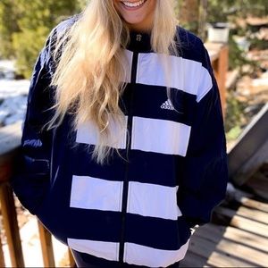 Vintage adidas zip up windbreaker